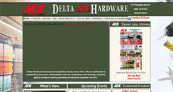 Desktop Screenshot of deltaacehardware.com
